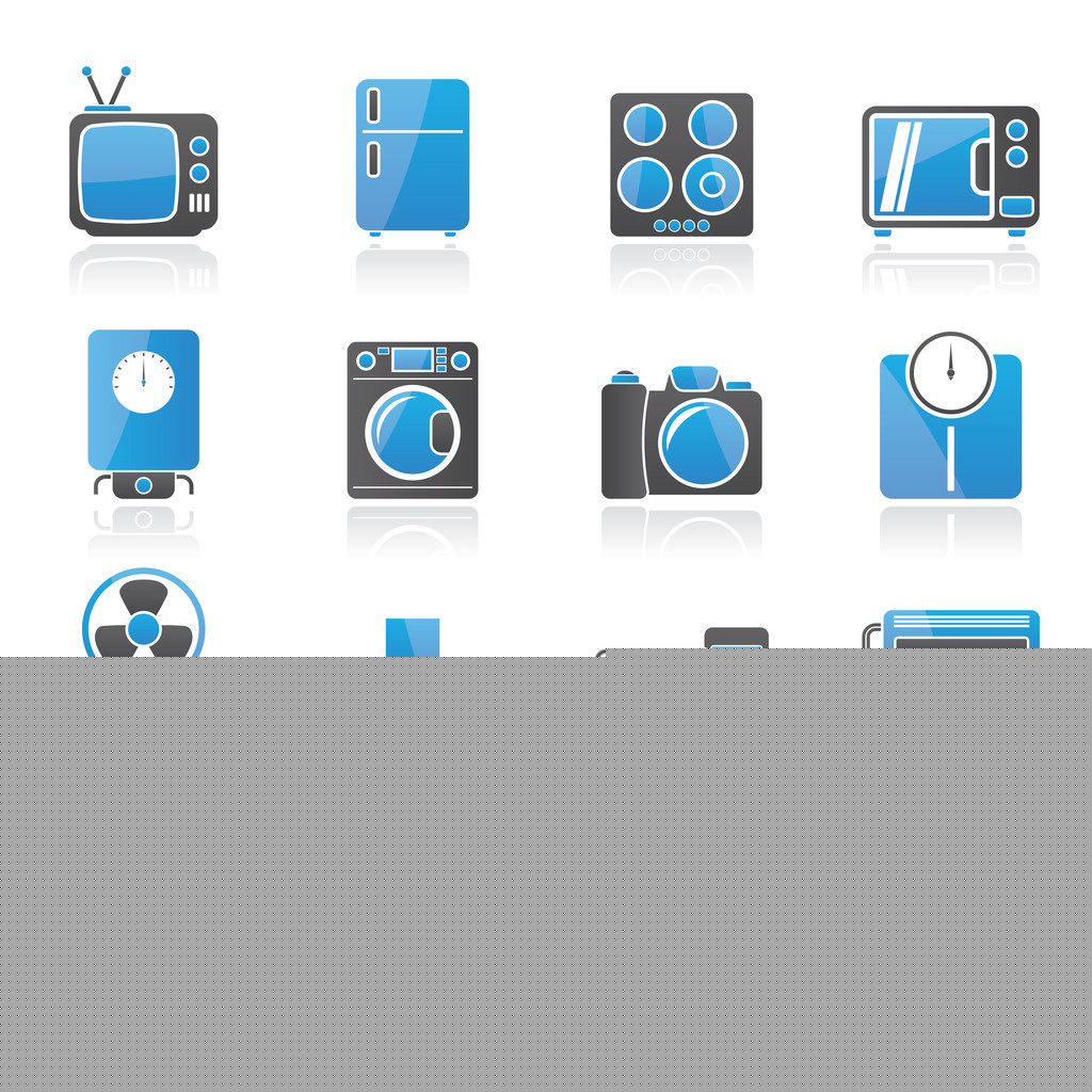 家电及电子产品图标