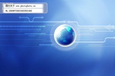 数字时代下的商务科技素材 电子科技与网络数据的完美融合