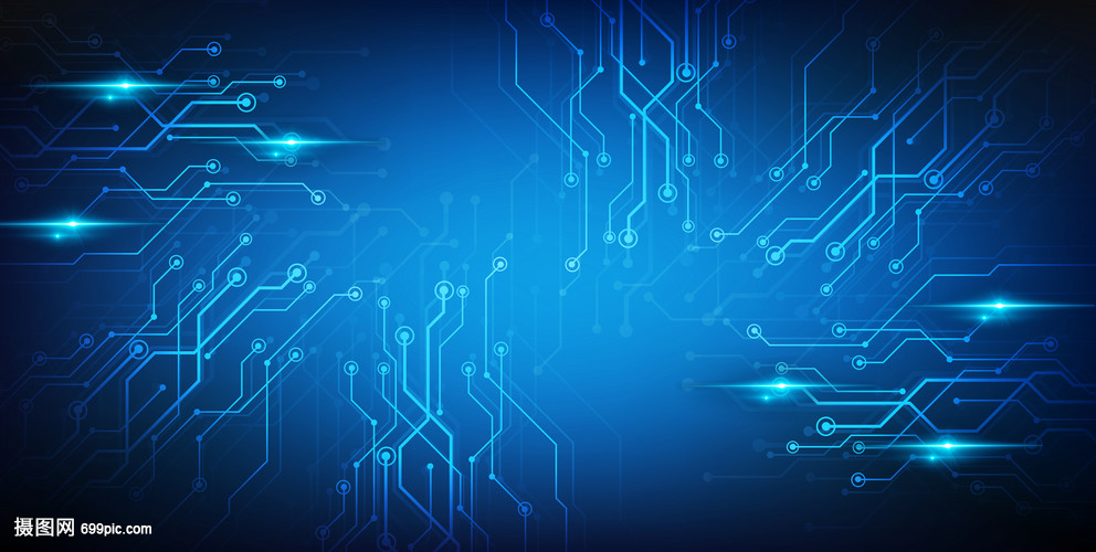 蓝色电子线路科技 数字时代的神经脉络